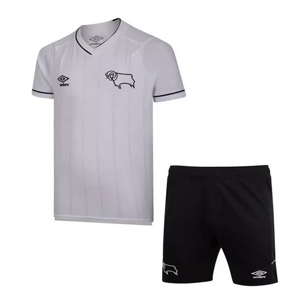 Trikot Derby County Heim Kinder 2020-21 Weiß Fussballtrikots Günstig